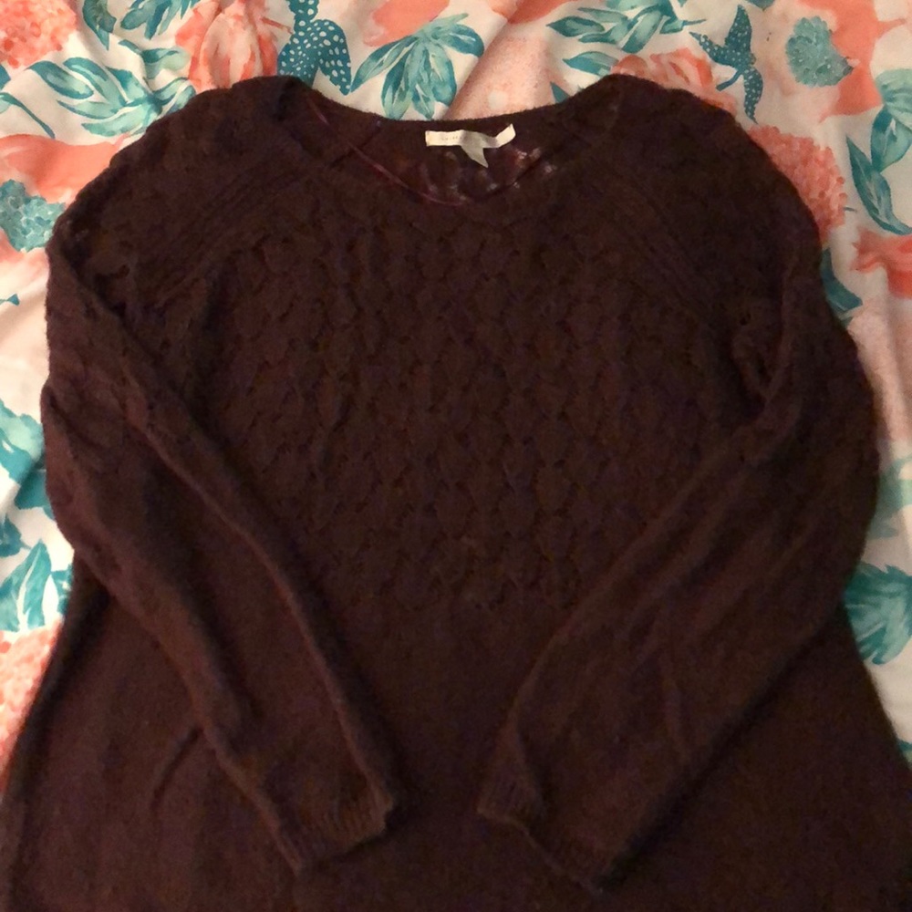 Burgundy Sweater